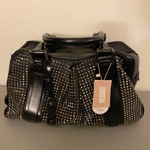Burberry studded knight satchel